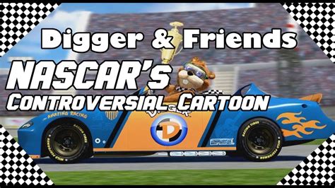 nascar digger and friends